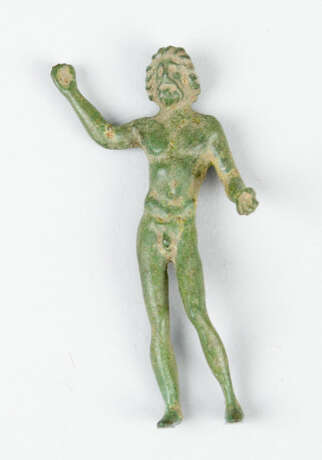 Bronze sculpture of a male godness in ancient manner - photo 1
