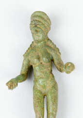 Bronze-Skulptur einer weiblichen Göttlichkeit in der alten Art und Weise 