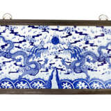 Chinese procelain plate in blue and white - photo 1