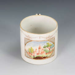 Cup with landscape painting