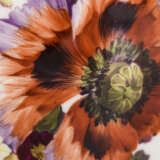 Deckelvase mit Blumenmalerei - Foto 3