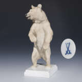 Jugendstil-Tierfigur: Bär, aufrecht stehend - Foto 1