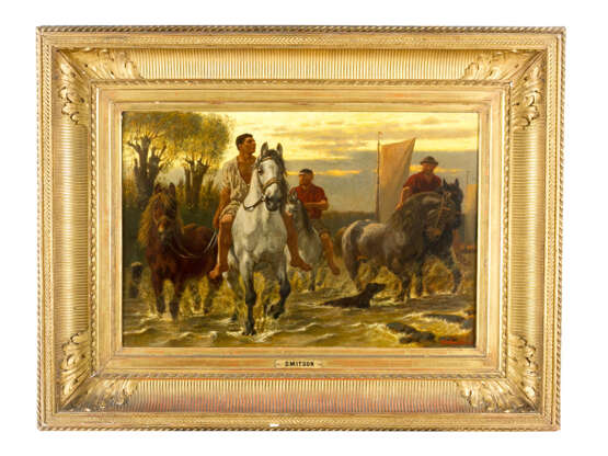 Teutwart Schmitson (1830-1863)horses with riders - photo 1