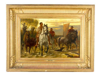 Teutwart Schmitson (1830-1863)horses with riders