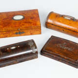Lot of four early 19.th century wooden Boxes - photo 1