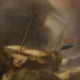 PEETERS, Bonaventura d.Ä. (1614 Antwerpen - 1652 Hoboken). Schiffe auf stürmischer See. - photo 2