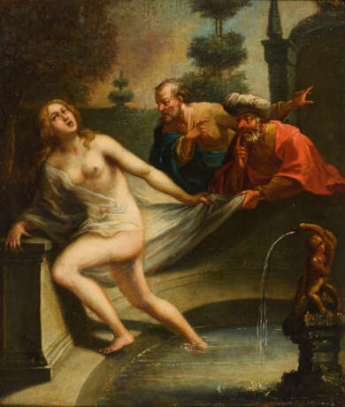 Barockgemälde Susanna mit den beiden Alten. - Foto 1
