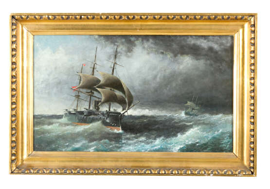 Josef Püttner (1821-1881) marine - Foto 1