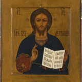 Ikone Christus mit Buch. - photo 1