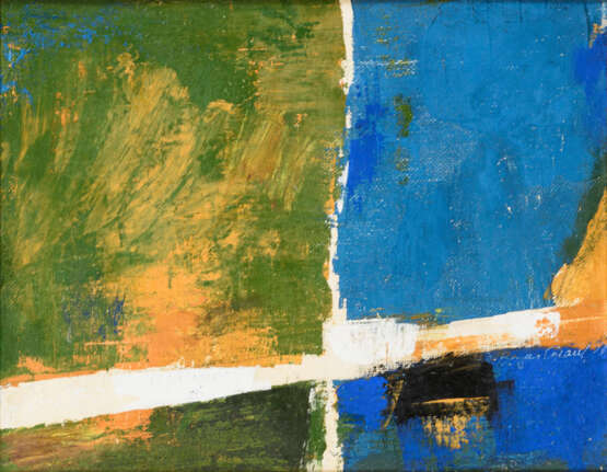 SOKOLOV, Vadim Petrovitch (* 1942 Moskau). Sokolov, Wladim Petrowitsch; Paar Kompositionen in Blau. - фото 2