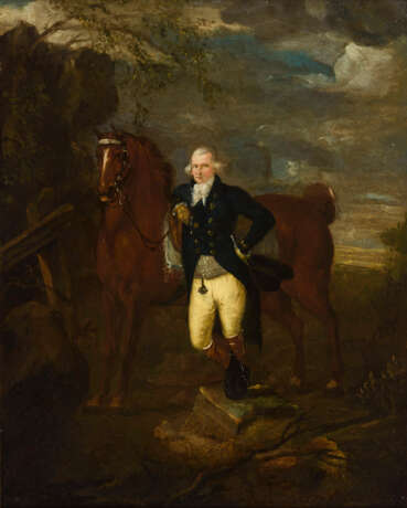 Bildnis eines englischen Edelmannes mit Pferd. - фото 1