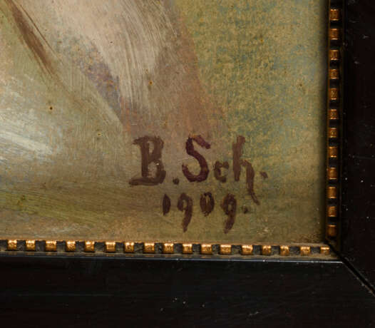 Monogrammist "B.Sch.": Frauenbildnis. - фото 2