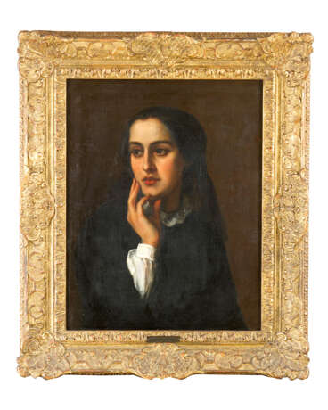 Anselm Feuerbach (1819-1880) portrait of a lady - Foto 1