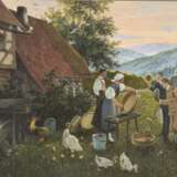 THIELE, Carl Robert Arthur (1860 Leipzig - 1936). Thiele: Auf dem Land. - Foto 1