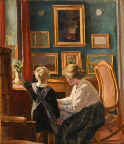 FIND, Ludvig (1869 - 1945). Find, Ludwig: Mutter mit Kind. - Foto 1