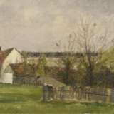 GROSZ, August Ignaz (1847 Wien - 1917). Grosz, August Ignaz: Landschaft mit Gehöft. - Foto 1