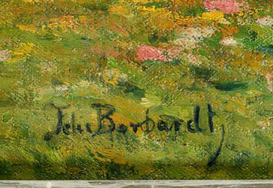 BORCHARDT, Felix (1857 Berlin - 1936). Borchardt, Felix: Impressionistische Morgenlandschaft. - photo 3