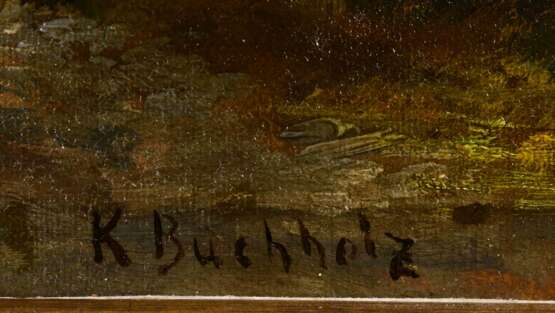BUCHHOLZ, Karl (1849 Schloßvippach - 1889 Weimar). Buchholz, Karl: Nach dem Regen. - Foto 3