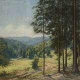 THIERBACH, Richard (1860 Stolberg - 1931 ebd.). Thierbach, Richard: Harzlandschaft. - Foto 1