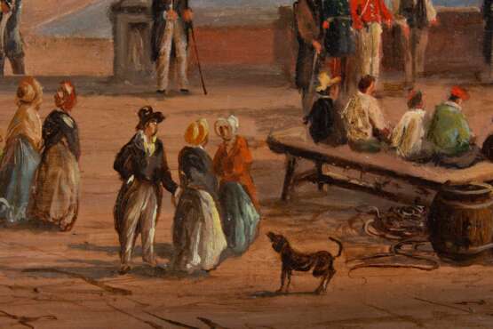GIGANTE, Ercole (1815 Neapel - 1860 ebd.). Gigante, Ercole: Neapel mit Promenade und Blick zum Vesuv. - photo 4