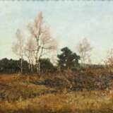 Französischer Impressionist: Weite Landschaft mit Birken. - фото 1