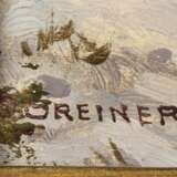 GREINER, Anton (1914 Bamberg - 2007). Greiner, Anton: Kapitaler Hirsch im Schnee. - photo 2