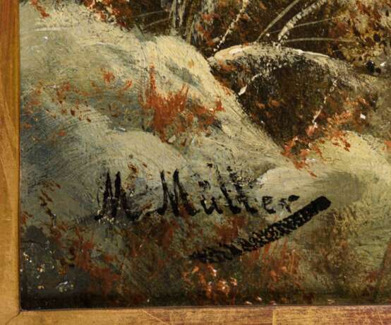 MÜLLER, M.. Müller, M.: Winterwald mit Wildschweinen. - фото 2