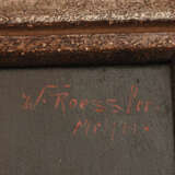 WALTER ROESSLER," Biertrinker", Öl auf Holz, gerahmt und signiert - Foto 2