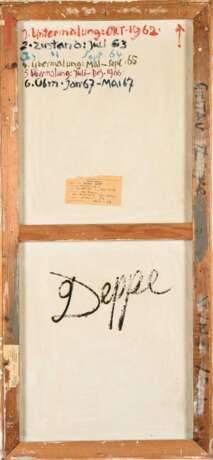 DEPPE, Gustav (1913 Essen - 1999 Witten). Deppe, Gustav: Abstrakte Komposition. - photo 3