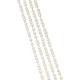 NO RESERVE ~ CULTURED PEARL AND DIAMOND NECKLACE - фото 2