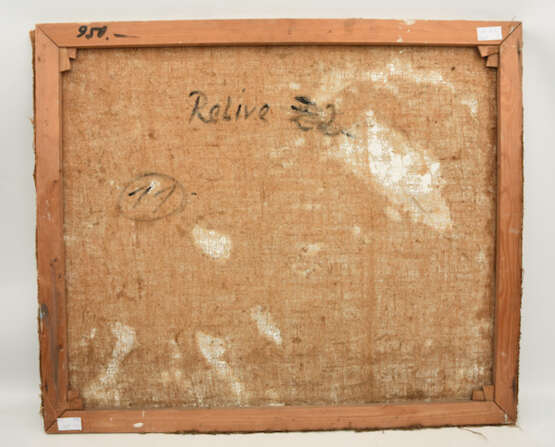 UNBEKANNTER KÜNSTLER, "Relive", Öl auf Leinwand, signiert und datiert - Foto 3
