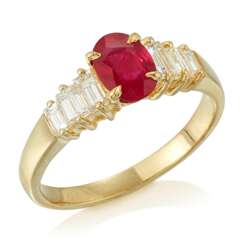 NO RESERVE ~ RUBY AND DIAMOND RING