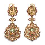 INDIAN DIAMOND AND ENAMEL NECKLACE AND EARRING SET - фото 8