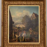 HEINRICH HOFFMANN,"Der Maler im Freiluftatelier" Öl auf Leinwand, gerahmt, signiert und datiert - Foto 7
