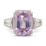 PINK SAPPHIRE AND DIAMOND RING - фото 2