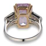 PINK SAPPHIRE AND DIAMOND RING - фото 3