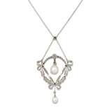 BELLE EPOQUE NATURAL PEARL AND DIAMOND NECKLACE - Foto 4