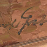 UNBEKANNTER KÜNSTLER,"Ackerrösser", Öl auf Leinwand, gerahmt und signiert, 1. Hälfte 20. Jahrhundert - Foto 2