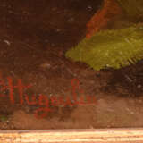 EMILE HUGOULIN,"Drei Pfirsiche", Öl auf Leinwand, gerahmt und signiert - Foto 2