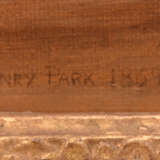 HENRY PARK,"Auf der Brücke", Öl auf Leinwand, gerahmt, signiert und datiert - photo 2
