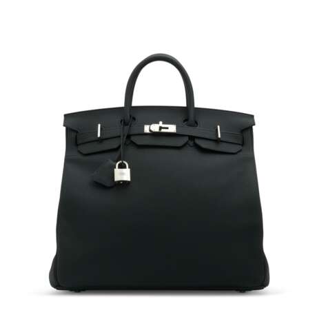 A BLACK TOGO LEATHER HAC 40 WITH PALLADIUM HARDWARE - photo 1