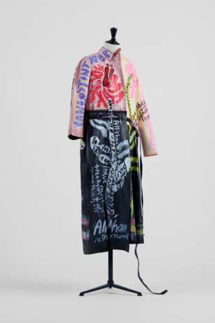 Marni. A ONE-OF-A-KIND, HAND-PAINTED "MARNIFESTO" LEATHER COAT, FEATURING WORDS INSPIRED BY MYKKI BLANCO - фото 3