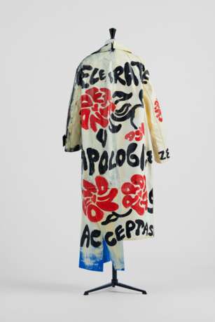 Marni. A ONE-OF-A-KIND, HAND-PAINTED "MARNIFESTO" LEATHER COAT, FEATURING WORDS INSPIRED BY JONAH HILL - фото 4