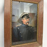 UNBEKANNTER KÜNSTLER,"Bismarck", Pastellkreide auf Papier, hinter Glas gerahmt, 20. Jahrhundert - photo 4