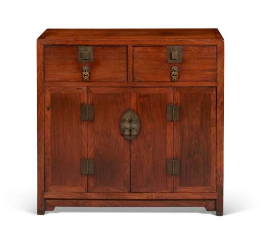 A HUANGHUALI TWO-DRAWER CABINET - фото 1