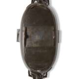 A LARGE SILVER-INLAID BRONZE CENSER AND STAND - фото 4