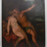 UNBEKANNTER MALER, "Venus und Adonis", Öl auf Holz, Frankreich um 1600 - photo 1