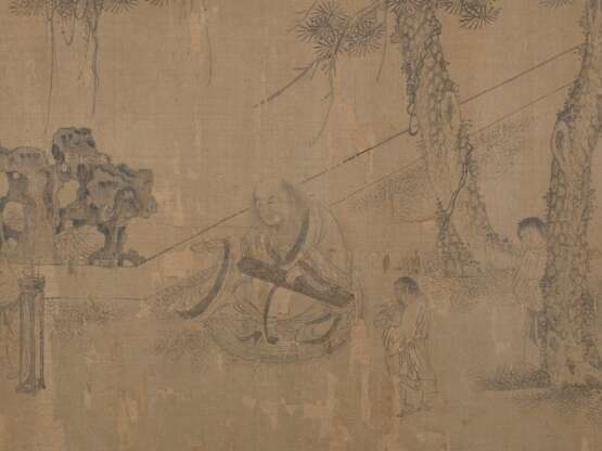 WITH SIGNATURES OF LI GONGLIN (1049-1106) AND ZHAO MENGFU (1254-1322) - фото 4