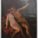 UNBEKANNTER MALER, "Venus und Adonis", Öl auf Holz, Frankreich um 1600 - фото 9