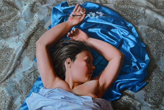 Painting “Spring”, Canvas, Oil, Contemporary realism, Genre Nude, Ukraine, 2021 - photo 4